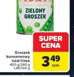 Carrefour Groszek konserwowy DAWTΟΝΑ oferta