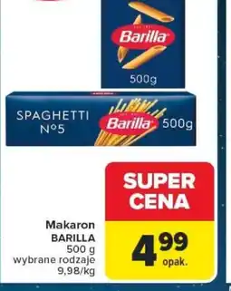 Carrefour Makaron BARILLA oferta