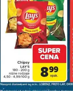 Carrefour Chipsy LAY'S oferta