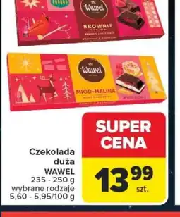 Carrefour Czekolada duża Wawel oferta