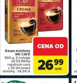 Carrefour Kawa mielona MK CAFE oferta