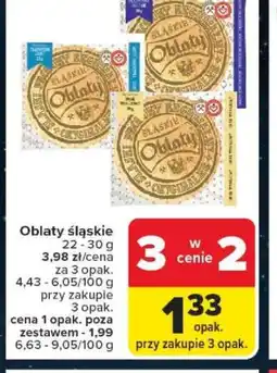 Carrefour Oblaty śląskie oferta