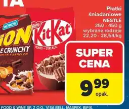 Carrefour Płatki śniadaniowe NESTLÉ oferta