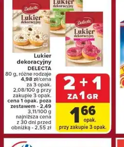 Carrefour Lukier dekoracyjny Delecta oferta