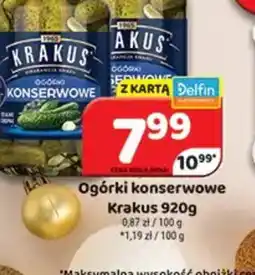 Delfin Ogórki konserwowe Krakus oferta