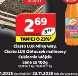Delfin Ciasto LUX Milky Way, Ciasto LUX Obłoczek malinowy oferta