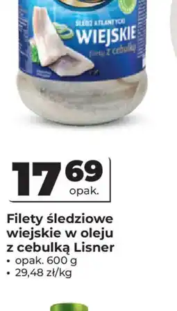 Odido Filety śledziowe wiejskie w oleju z cebulką Lisner oferta