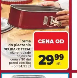 Carrefour Forma do pieczenia DELIBAKE TEFAL oferta