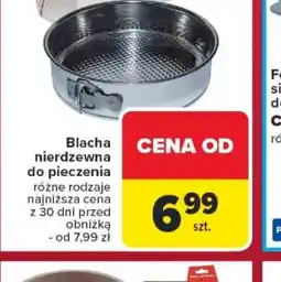 Carrefour Blacha nierdzewna do pieczenia oferta