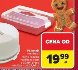 Carrefour Pojemnik na ciasto oferta