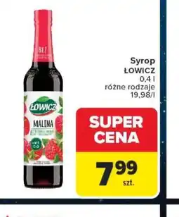 Carrefour Syrop LOWICZ oferta