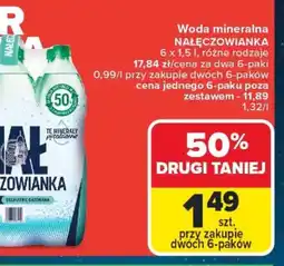 Carrefour Woda mineralna Nałęczowianka oferta
