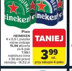 Carrefour Piwo Heineken oferta