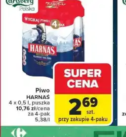 Carrefour Piwo HARNAS oferta