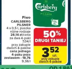 Carrefour Piwo Carlsberg Pilsner oferta
