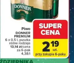 Carrefour Piwo DONNER PREMIUM oferta