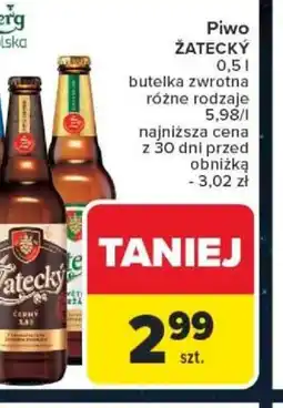 Carrefour Piwo ZATECKÝ oferta