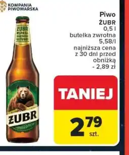 Carrefour Piwo ZUBR oferta
