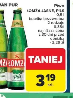Carrefour Piwo Lomża Jasne, Pils oferta