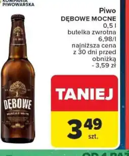 Carrefour Piwo DEBOWE MOCNE oferta