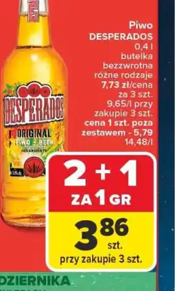Carrefour Piwo Desperados oferta