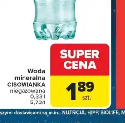 Carrefour Woda mineralna Cisowianka oferta