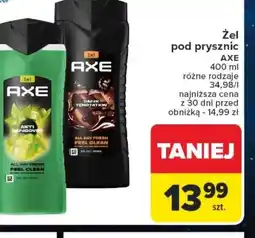 Carrefour Zel pod prysznic AXE oferta