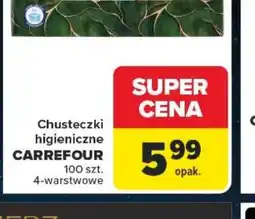 Carrefour Chusteczki higieniczne oferta