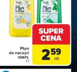 Carrefour Płyn do naczyń SIMPL oferta