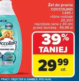 Carrefour Zel do prania Coccolino oferta