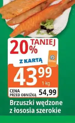 E.Leclerc Brzuszki wędzone z łososia szerokie oferta