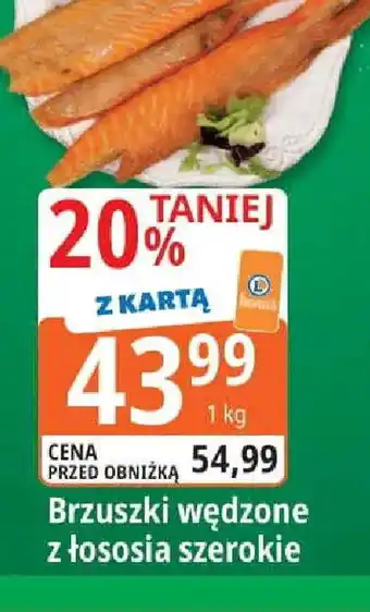 E.Leclerc Brzuszki wędzone z łososia szerokie oferta