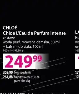 Hebe CHLOE CHLOE L'Eau de Parfum Intense oferta