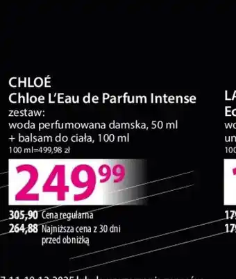 CHLOE CHLOE L'Eau de Parfum Intense