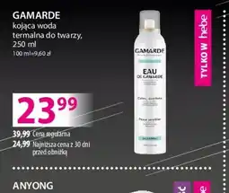 Hebe GAMARDE kojąca woda termalna do twarzy oferta