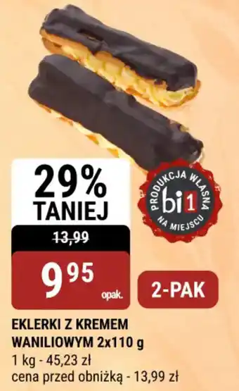 Eklerki z kremem waniliowym