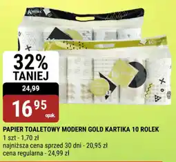 bi1 Papier toaletowy modern gold kartika oferta