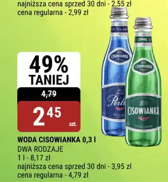 Woda cisowianka