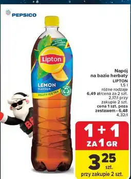 Carrefour Napój lemon Lipton Ice Tea oferta