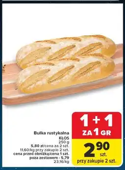 Carrefour Bułka rustykalna Piekarnia Kłos oferta