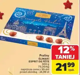 Carrefour Bombonierka escargots praline Esprit De Fete oferta