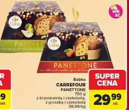 Carrefour Babka panettone z brzoskwinią Carrefour Extra oferta