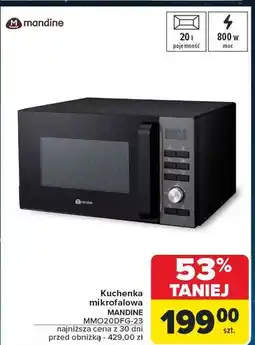 Carrefour Kuchenka mikrofalowa mmo20dfg-23 Mandine oferta