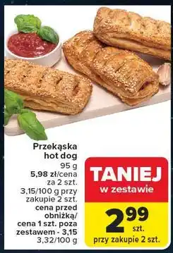 Carrefour Przekąska hot dog oferta