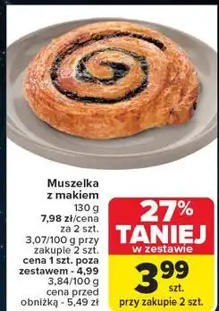Carrefour Muszelka z makiem oferta