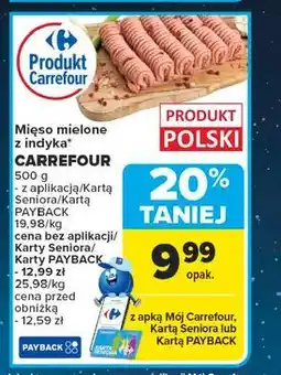 Carrefour Mięso mielone z indyka Carrefour oferta