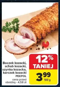 Carrefour Karczek kozacki Pekpol oferta
