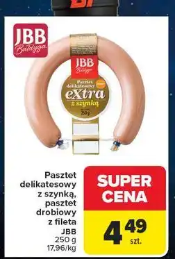 Carrefour Pasztet delikatesowy extra z filetem Jbb Bałdyga oferta