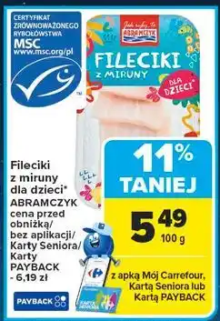 Carrefour Fileciki z miruny Abramczyk oferta