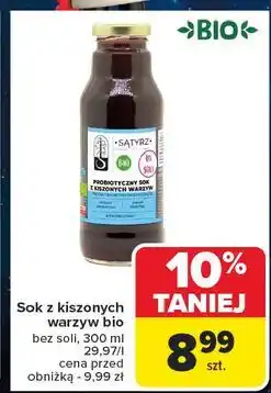 Carrefour Sok z kiszonych warzyw Sątyrz oferta